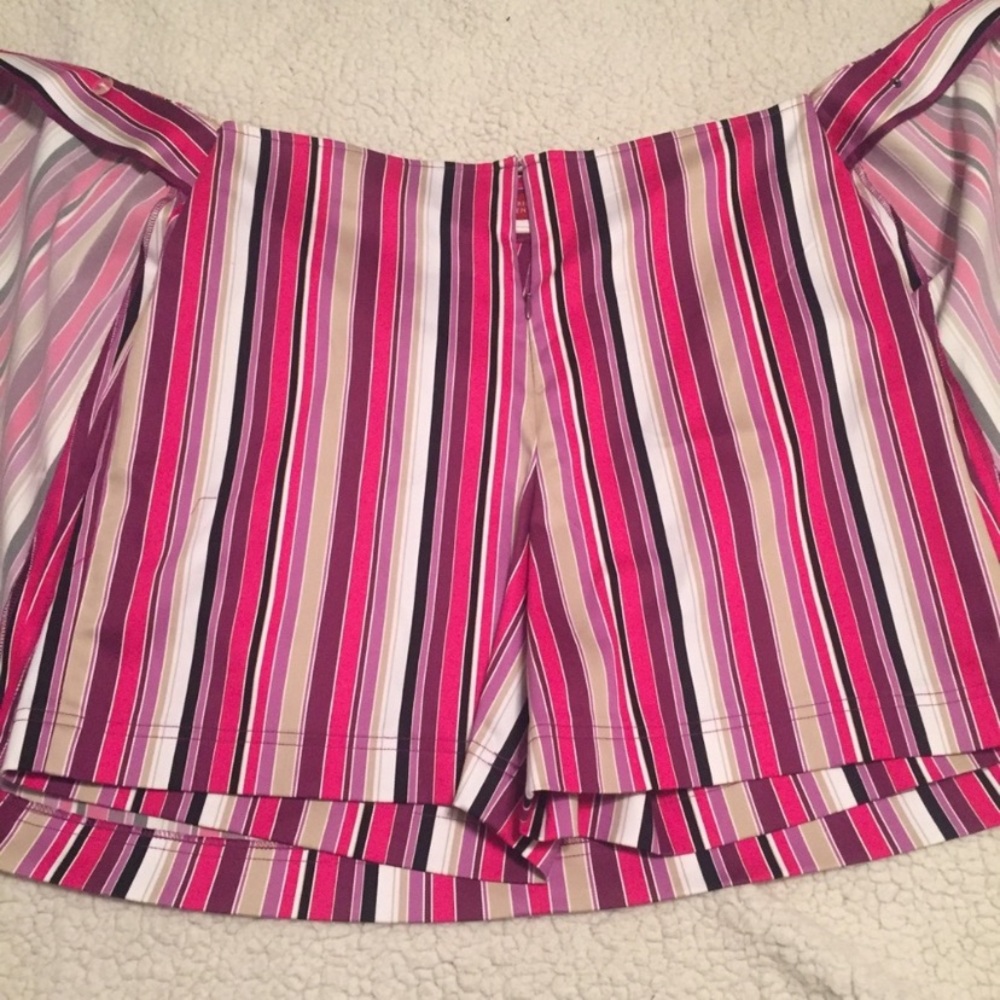 Valerie Stevens pink purple golf casual skirt NWT - Picture 4 of 7
